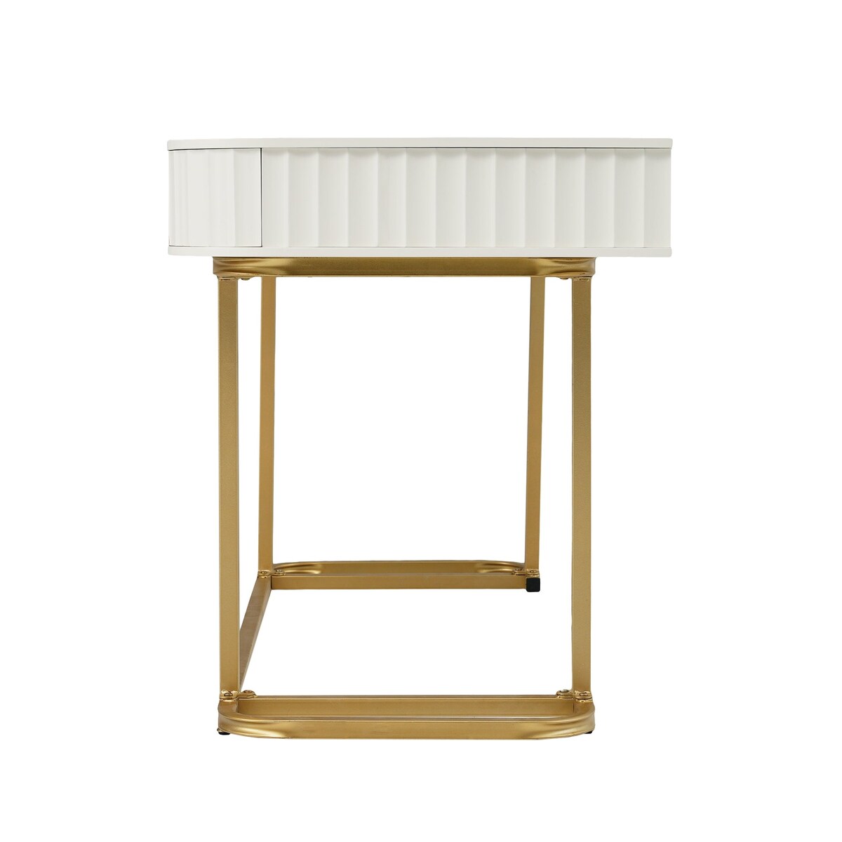 Modern Office Desk with Power Socket and 3 Drawers