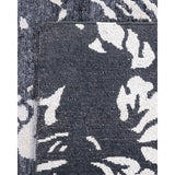 Modern One-of-a-Kind Hand-Knotted Area Rug - Black, 8' 2" x 10' 1" - 8' 2" x 10' 1"