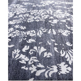 Modern One-of-a-Kind Hand-Knotted Area Rug - Black, 8' 2" x 10' 1" - 8' 2" x 10' 1"