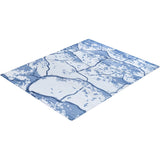 Modern One-of-a-Kind Hand-Knotted Area Rug - Ivory, 8' 1" x 10' 1" - 8' 1" x 10' 1"