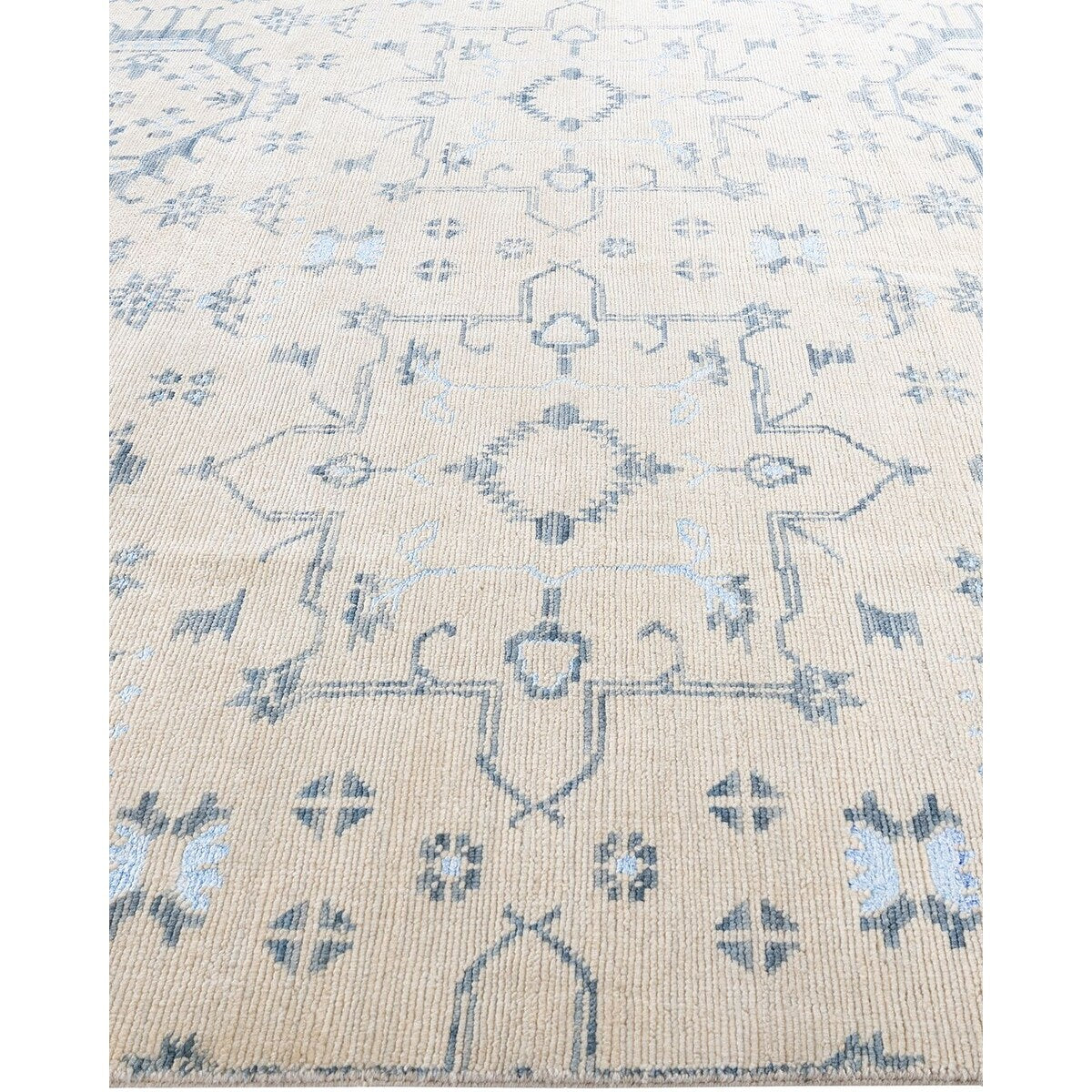 Modern One-of-a-Kind Handmade Area Rug - Beige, 8' 0" x 10' 2" - 8' 0" x 10' 2"