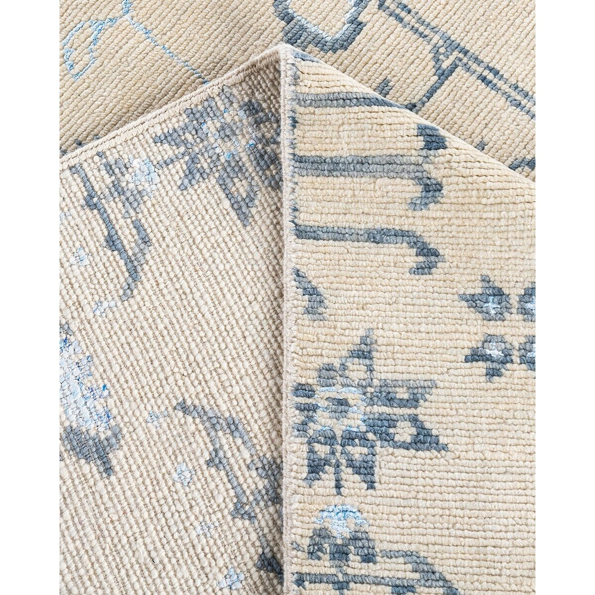 Modern One-of-a-Kind Handmade Area Rug - Beige, 8' 0" x 10' 2" - 8' 0" x 10' 2"