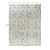 Modern One-of-a-Kind Handmade Area Rug - Beige, 8' 0" x 10' 2" - 8' 0" x 10' 2"