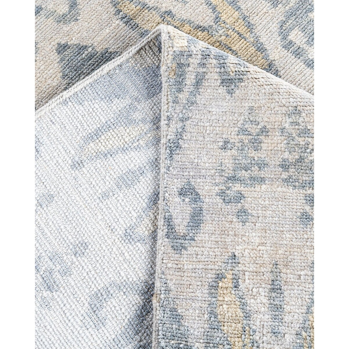 Modern One-of-a-Kind Handmade Area Rug - Beige, 8' 1" x 10' 3" - 8' 1" x 10' 3"
