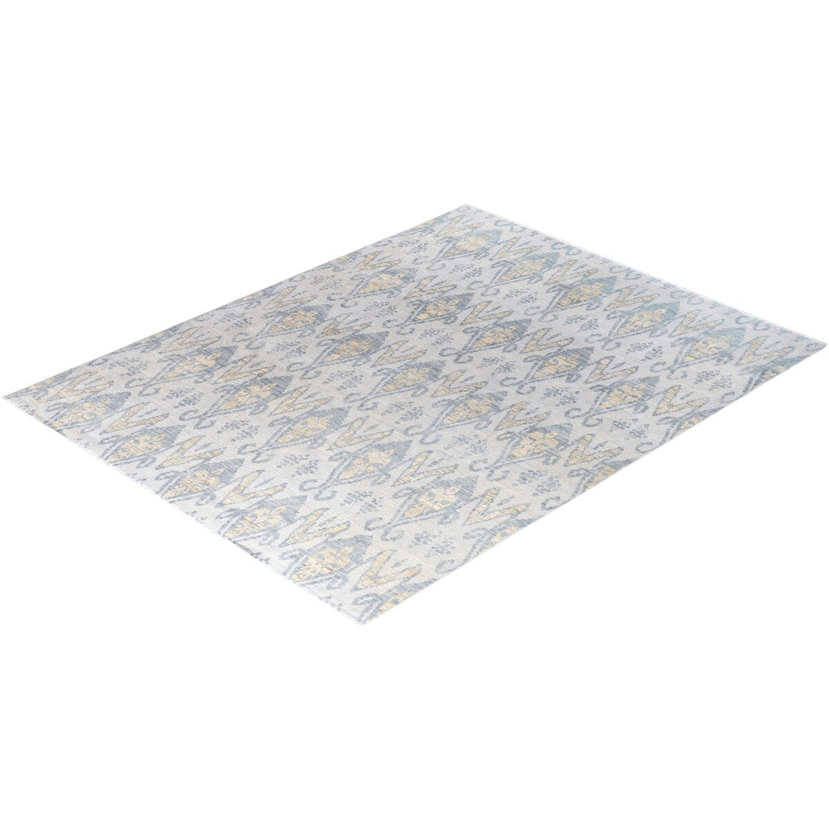 Modern One-of-a-Kind Handmade Area Rug - Beige, 8' 1" x 10' 3" - 8' 1" x 10' 3"