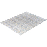 Modern One-of-a-Kind Handmade Area Rug - Beige, 8' 1" x 10' 3" - 8' 1" x 10' 3"