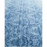 Modern One-of-a-Kind Handmade Area Rug - Blue, 8' 1" x 10' 1" - 8' 1" x 10' 1"