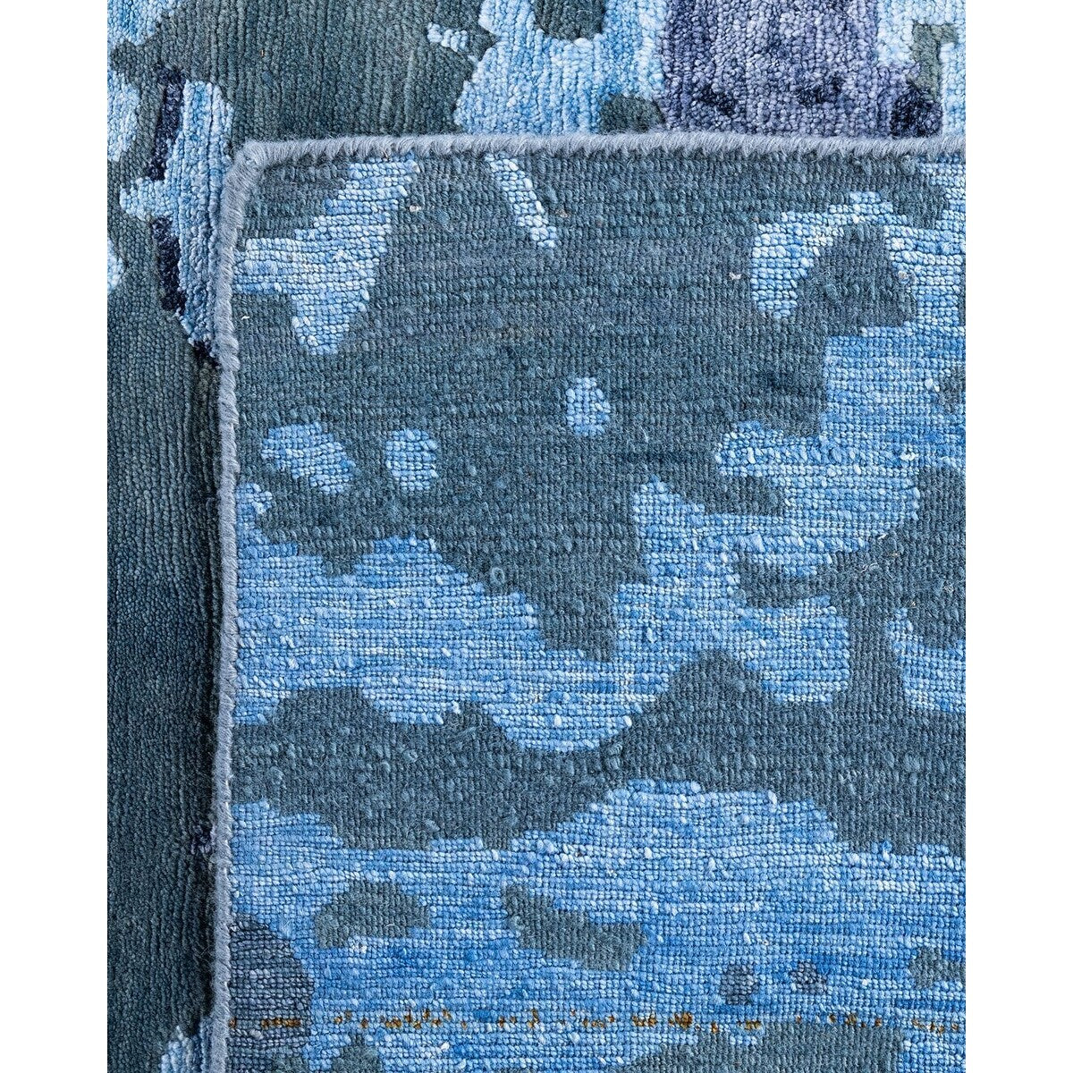 Modern One-of-a-Kind Handmade Area Rug - Gray, 8' 2" x 10' 2" - 8' 2" x 10' 2"