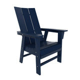 Polytrends Shoreside 6-Piece Rectangular Poly Eco-Friendly All Weather Outdoor Dining Set with Bench