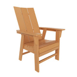 Polytrends Shoreside 6-Piece Rectangular Poly Eco-Friendly All Weather Outdoor Dining Set with Bench