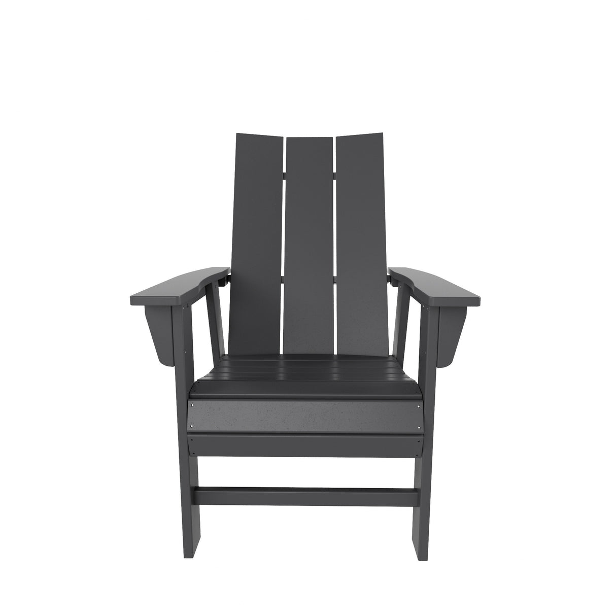 Polytrends Shoreside 6-Piece Rectangular Poly Eco-Friendly All Weather Outdoor Dining Set with Bench