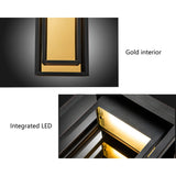Modern Outdoor LED Wall sconce - Black