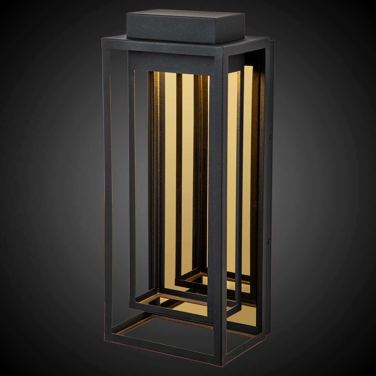Modern Outdoor LED Wall sconce - Black