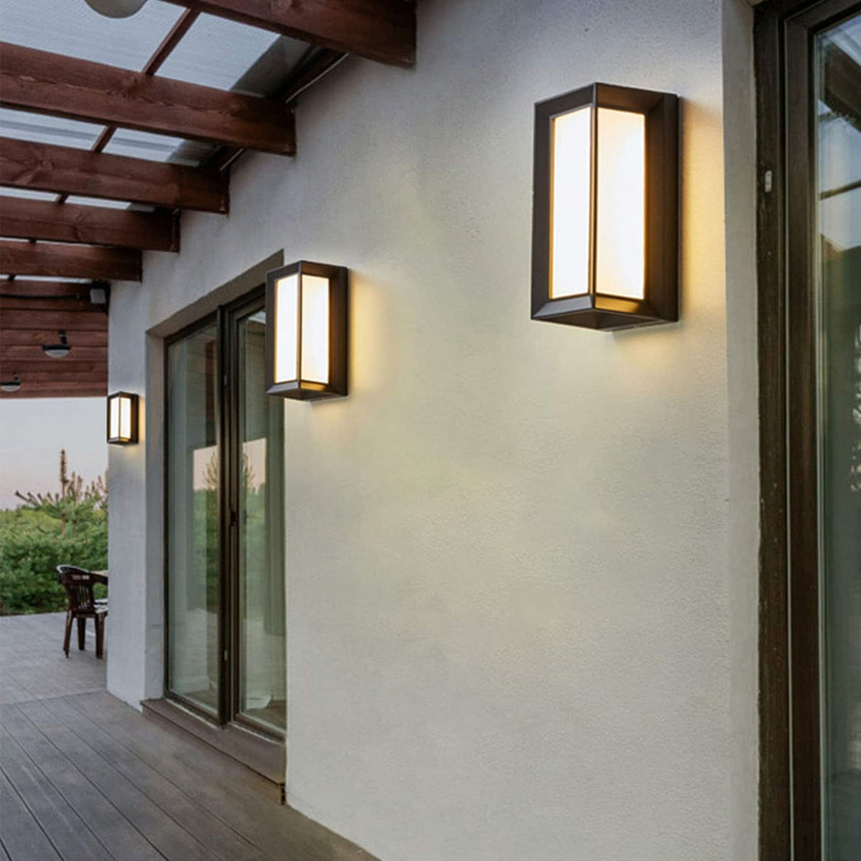 Modern Outdoor Wall Light Sconce Exterior Wall Lighting Fixtures