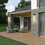 Modern Outdoor Waterproof Transparent LED Crystal Wall Lamp, 2 PC