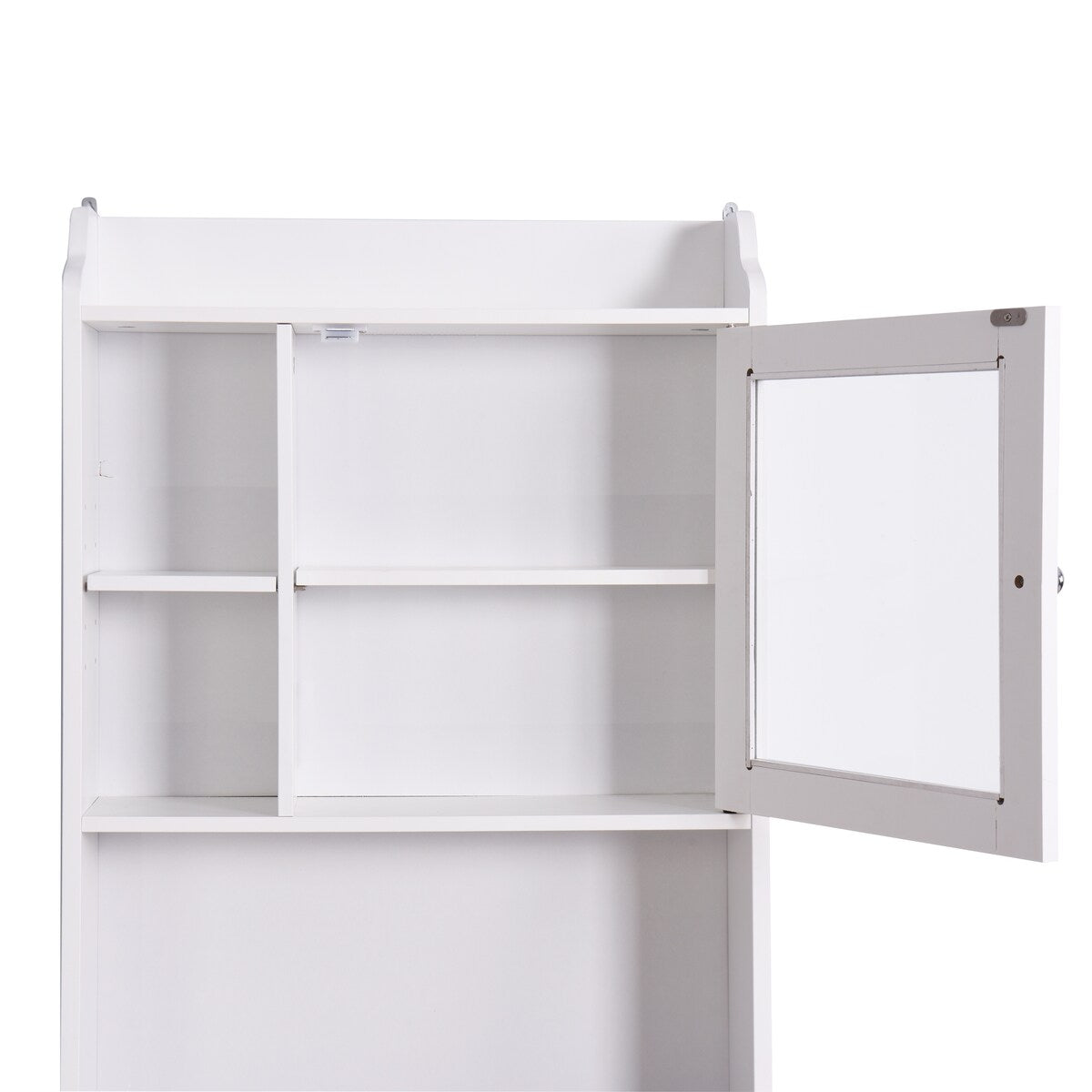Modern Over The Toilet Space Saver Organization Wood Storage Cabinet