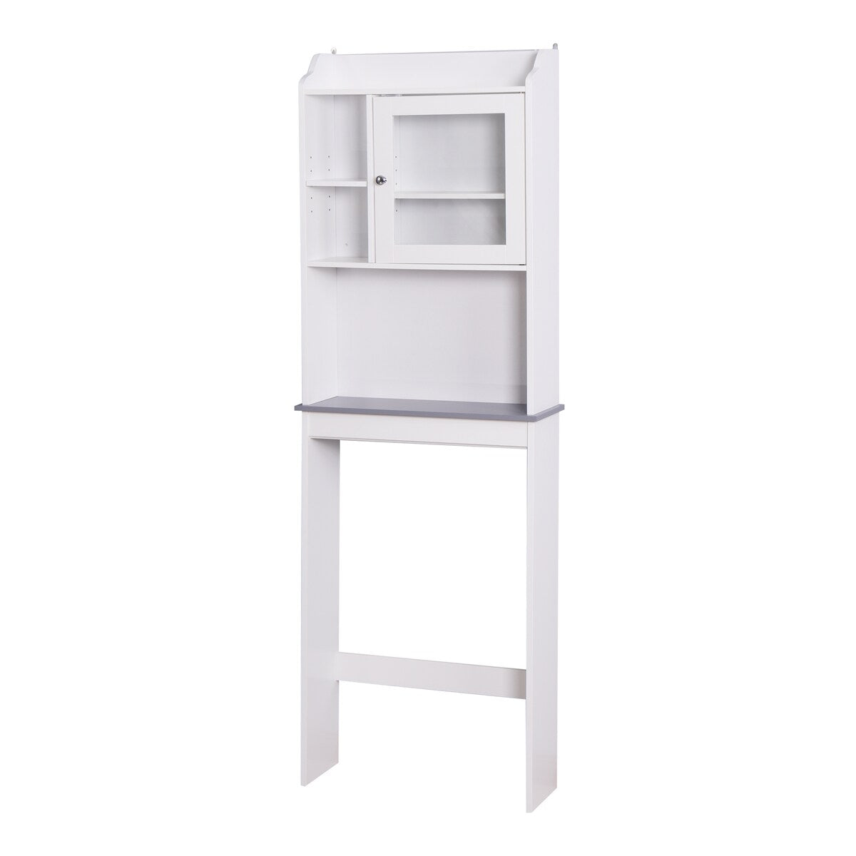 Modern Over The Toilet Space Saver Organization Wood Storage Cabinet