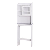 Modern Over The Toilet Space Saver Organization Wood Storage Cabinet