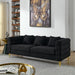 Modern Oversized Streamline 3-Seat Sofa, Fashionable Legs