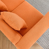 Modern Oversized Streamline 3-Seat Sofa, Fashionable Legs