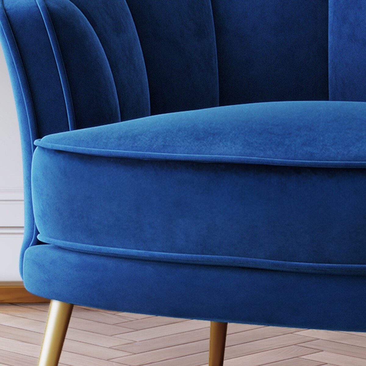 Modern PU Leather Tub Barrel Chair Leisure Accent Chair