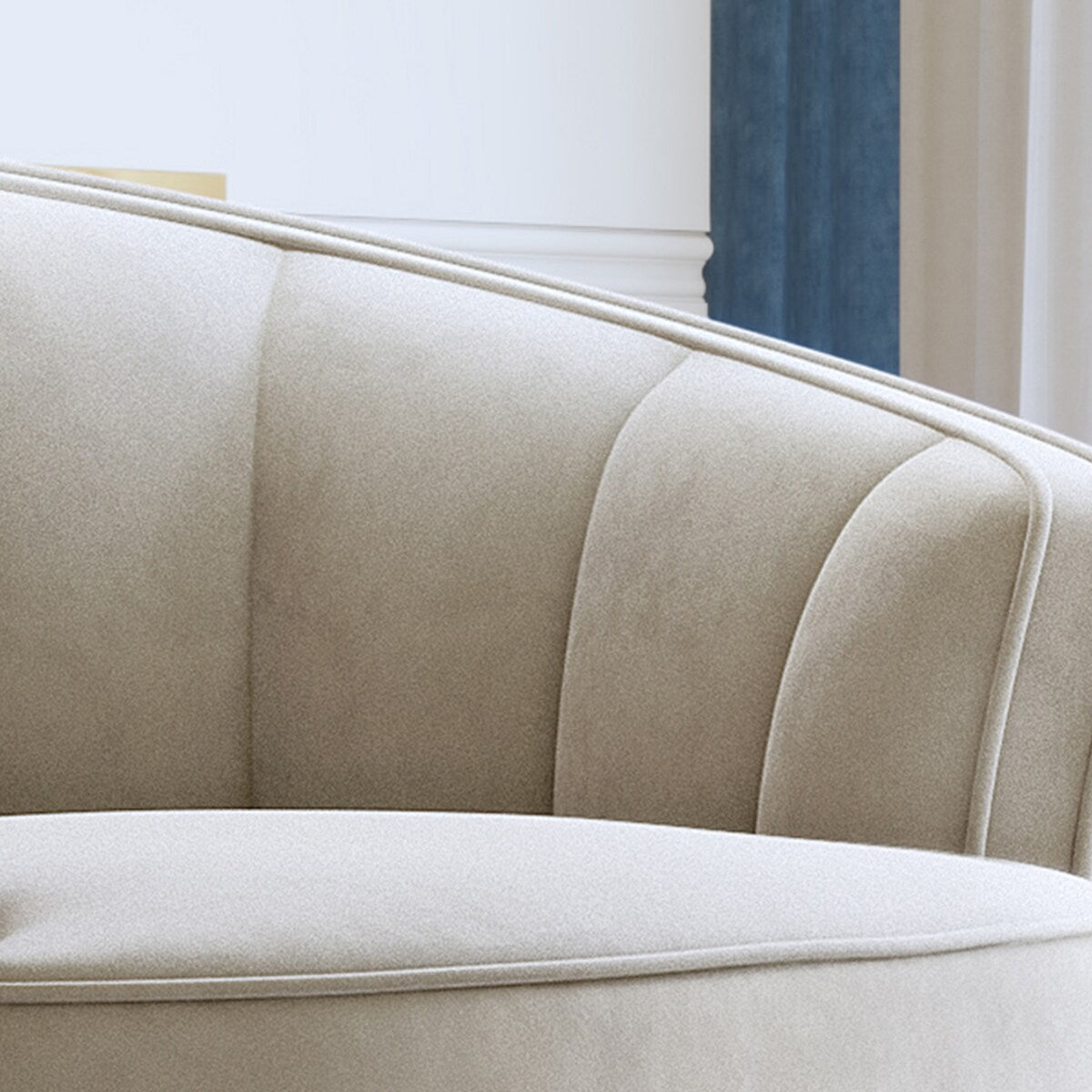 Modern PU Leather Tub Barrel Chair Leisure Accent Chair