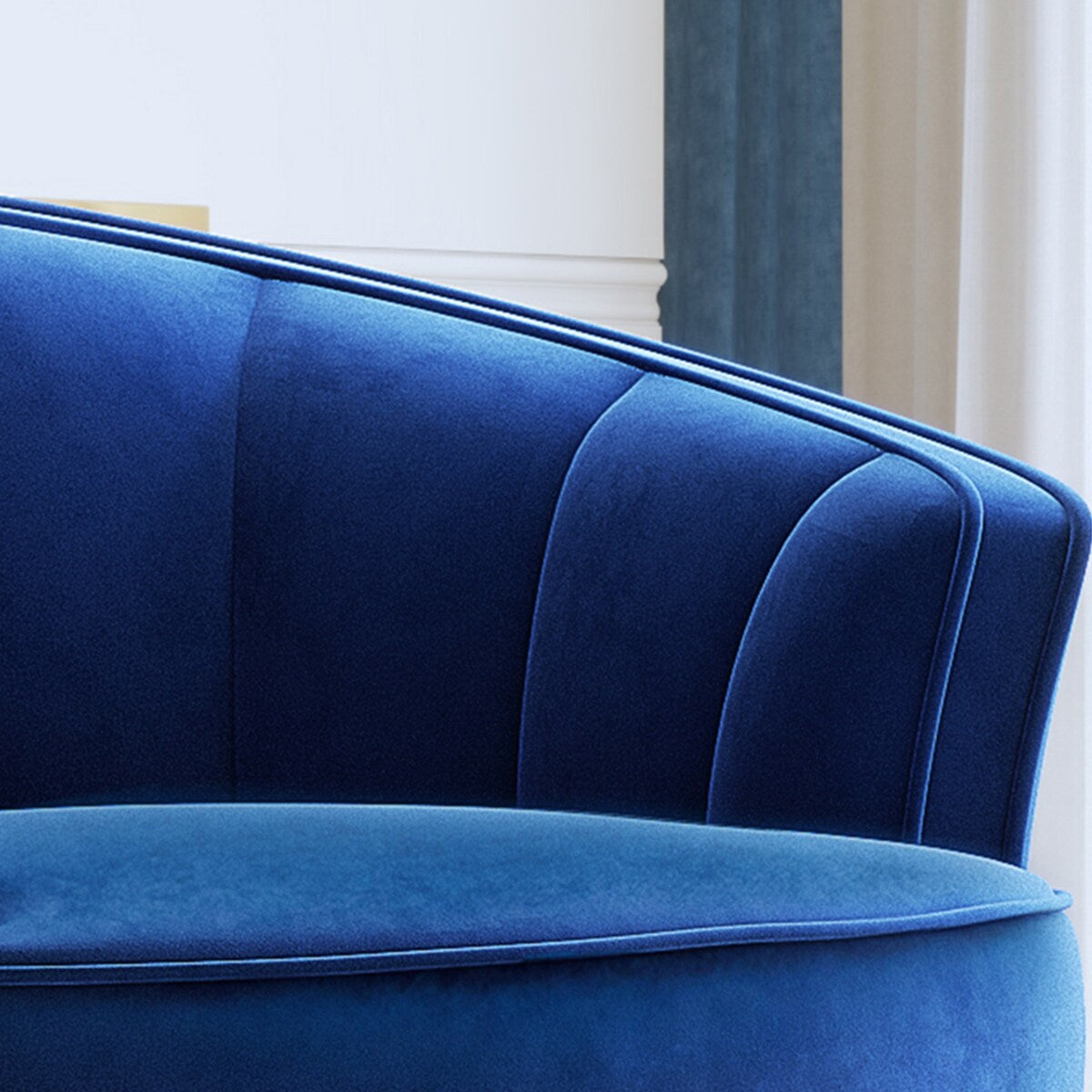 Modern PU Leather Tub Barrel Chair Leisure Accent Chair