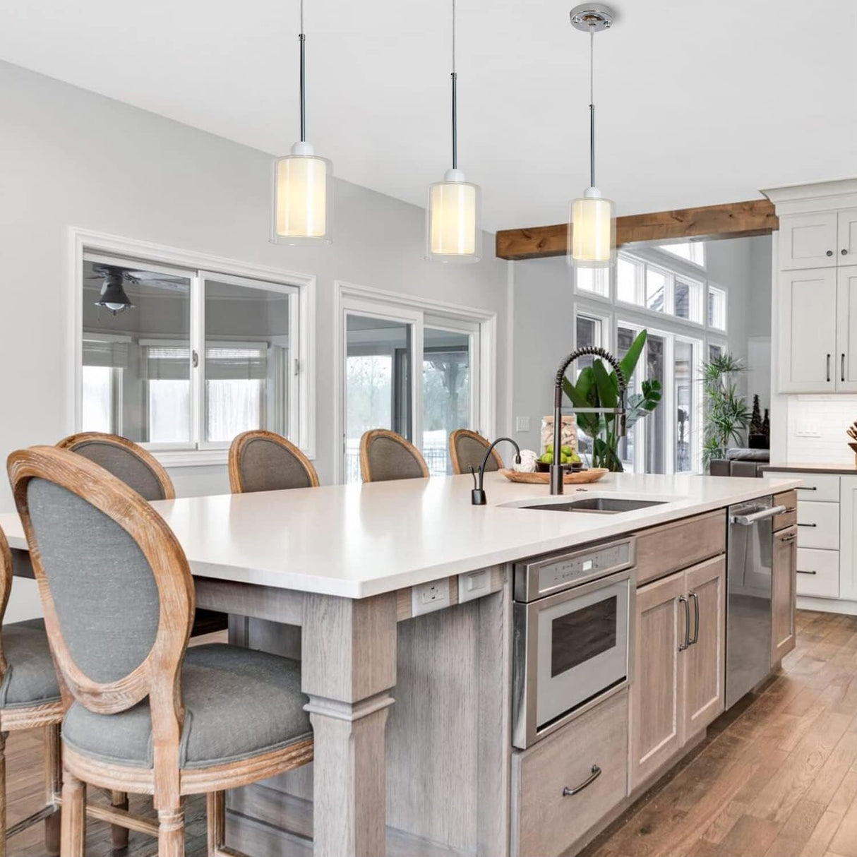 Modern Pendant Lighting for Kitchen Island - Elegant and Functional - 5.9h