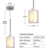 Modern Pendant Lighting for Kitchen Island - Elegant and Functional - 5.9h