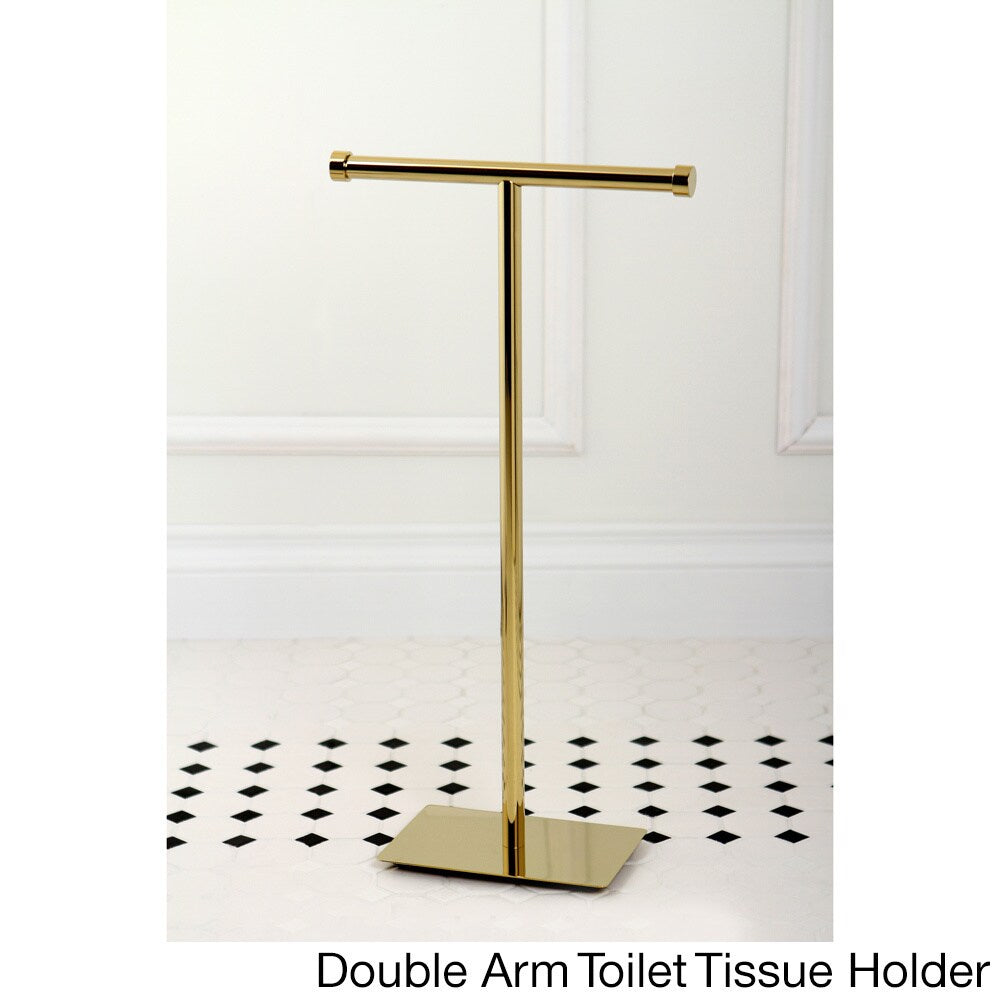 Kingston Brass Modern Polished Brass Freestanding Bathroom Accessories