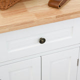 2024 NEW Modern Rolling Kitchen Island Cart with Spice Rack