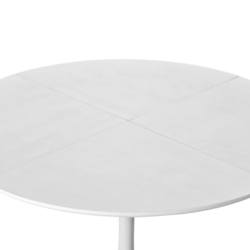 Modern Round Dining Table With Four Patchwork Tabletops