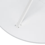 Modern Round Dining Table With Two Piece Detachable Table Top