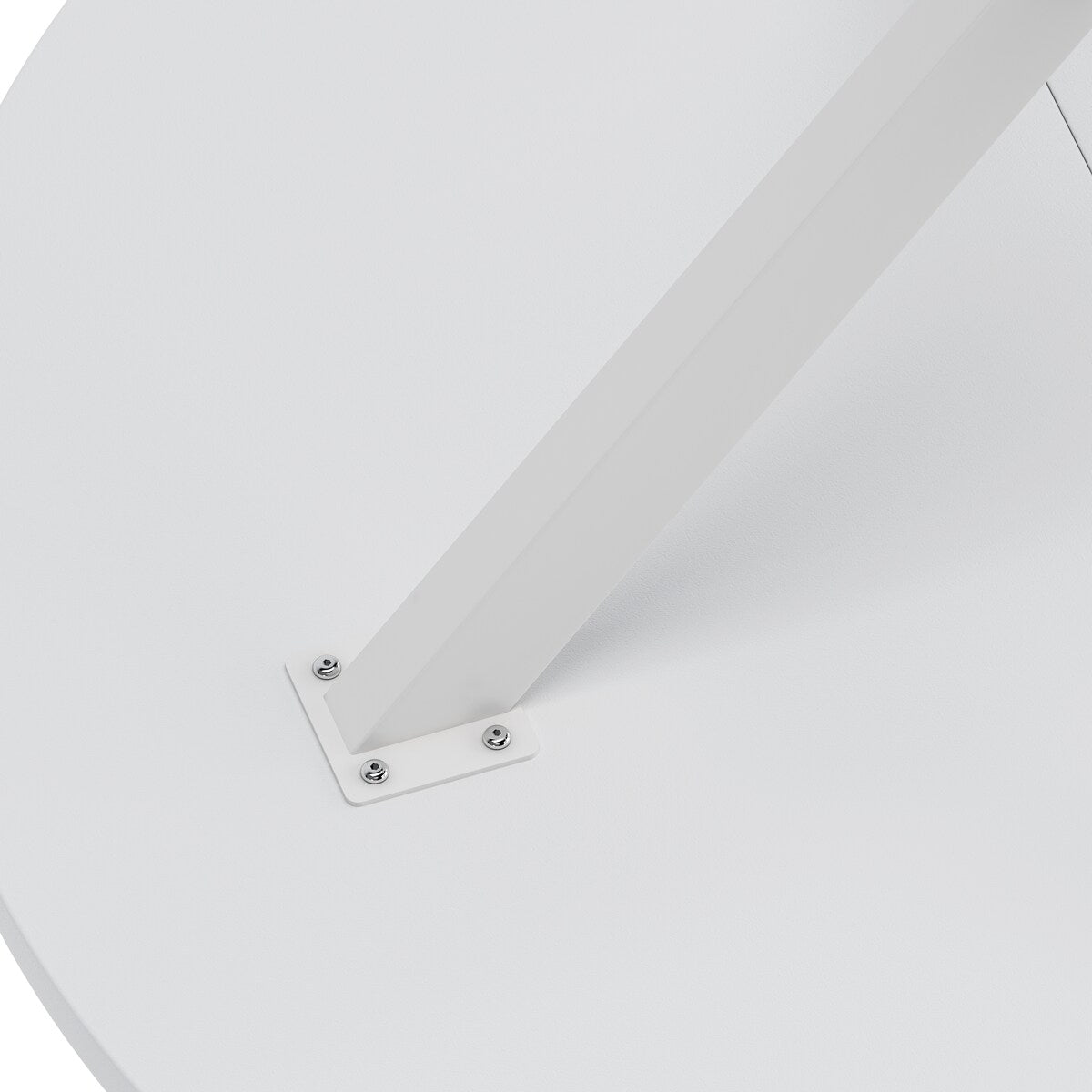 Modern Round Dining Table With Two Piece Detachable Table Top