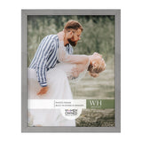 Modern Rustic Gray Solid Wood Picture Frame
