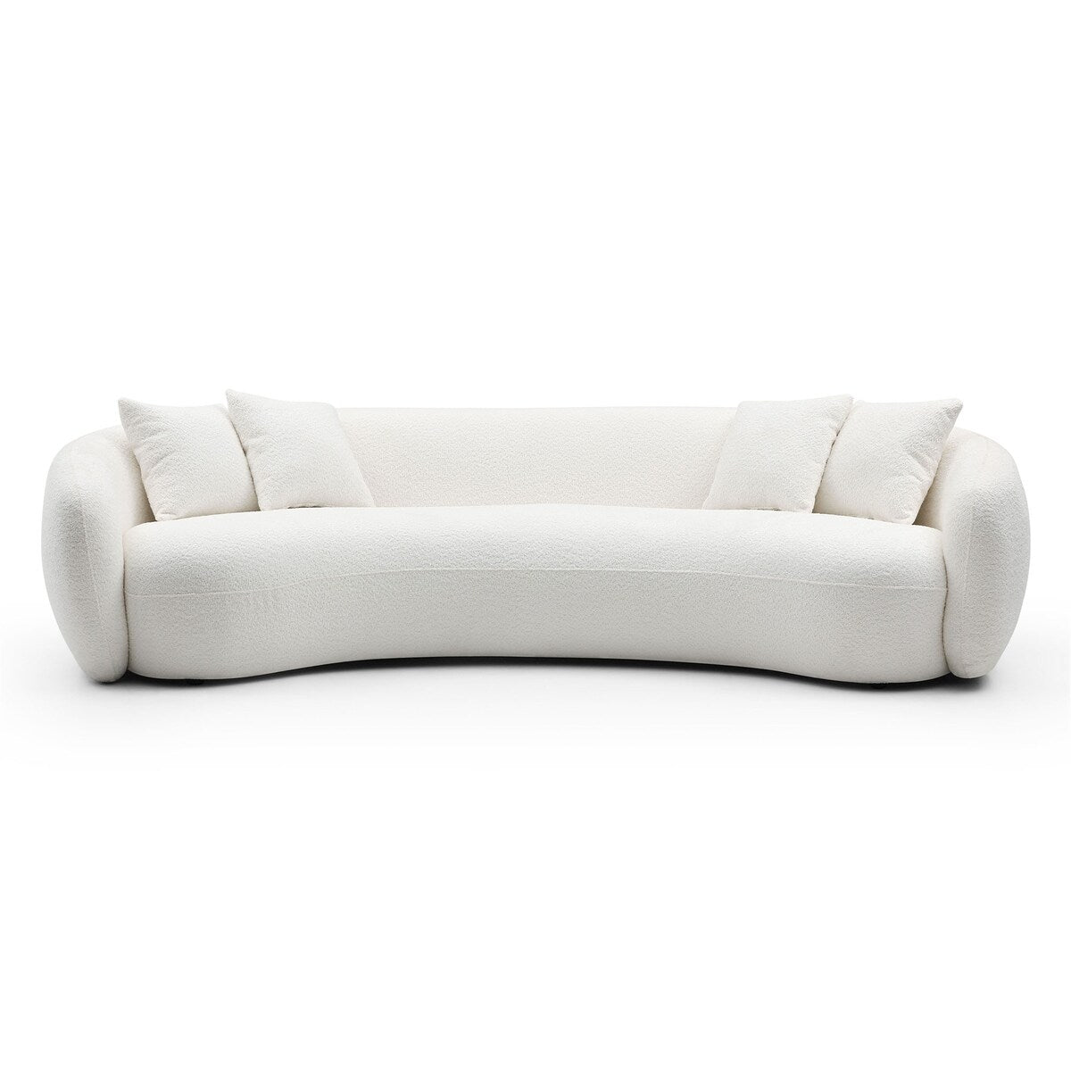 Modern Sectional Half Moon Leisure Couch Curved Sofa