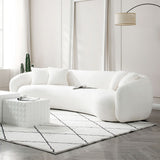 Modern Sectional Half Moon Leisure Couch Curved Sofa