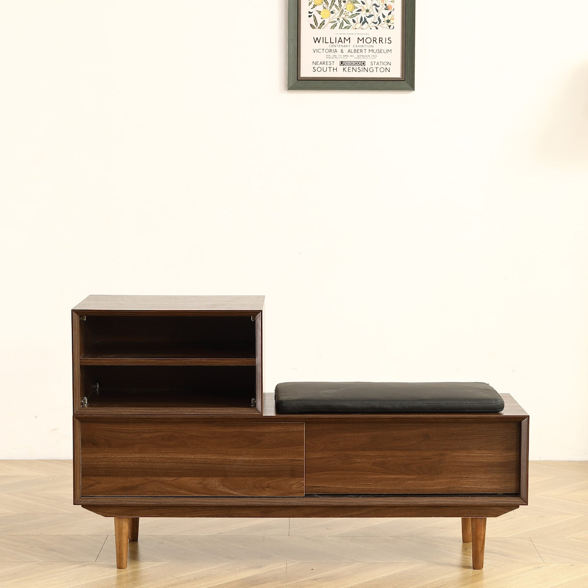 Modern Shoe Changing Cabinet with Cushion