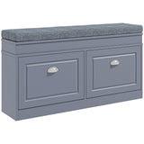 Modern Shoe Rack Bench for Entryway, Storage Organizer with Cushion, 2 Drawers, Adjustable Shelf