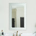 Modern Silver Rectangular Bathroom Vanity Wall Mirror - 26.8" W x 39.3" H