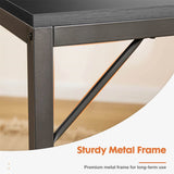 Home Office Writing Desk with 2-Tier Drawers Storage