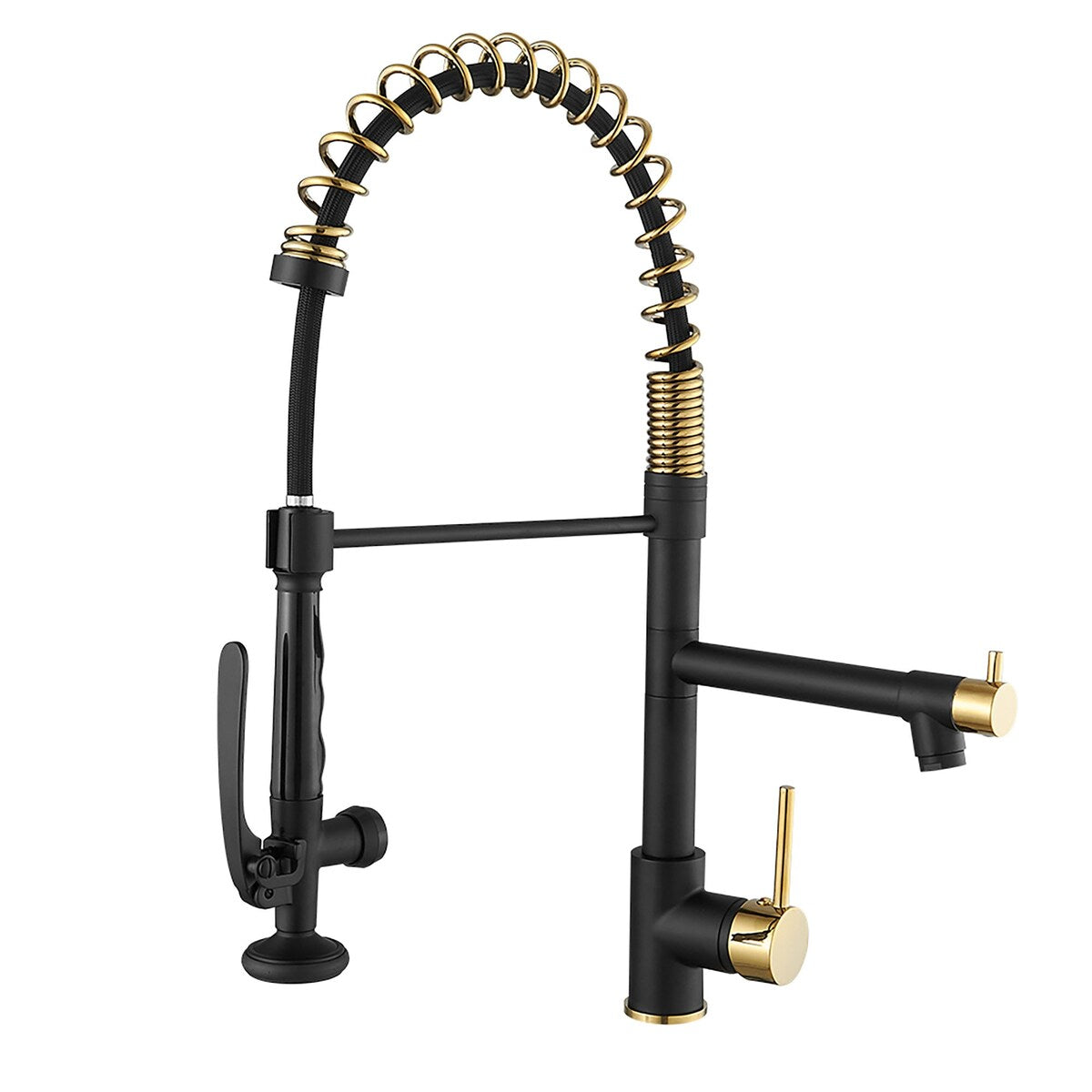 Modern Single Handle Pull-down Kitchen Sink Faucet