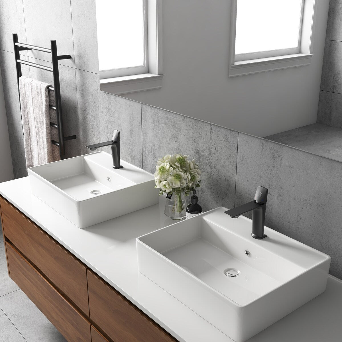 Modern Single Hole Deck Mounted Bathroom Basin Faucet