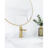 Modern Single Hole Deck Mounted Bathroom Basin Faucet