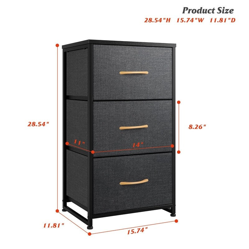 Modern Small Dresser for Bedroom with 3 Drawers