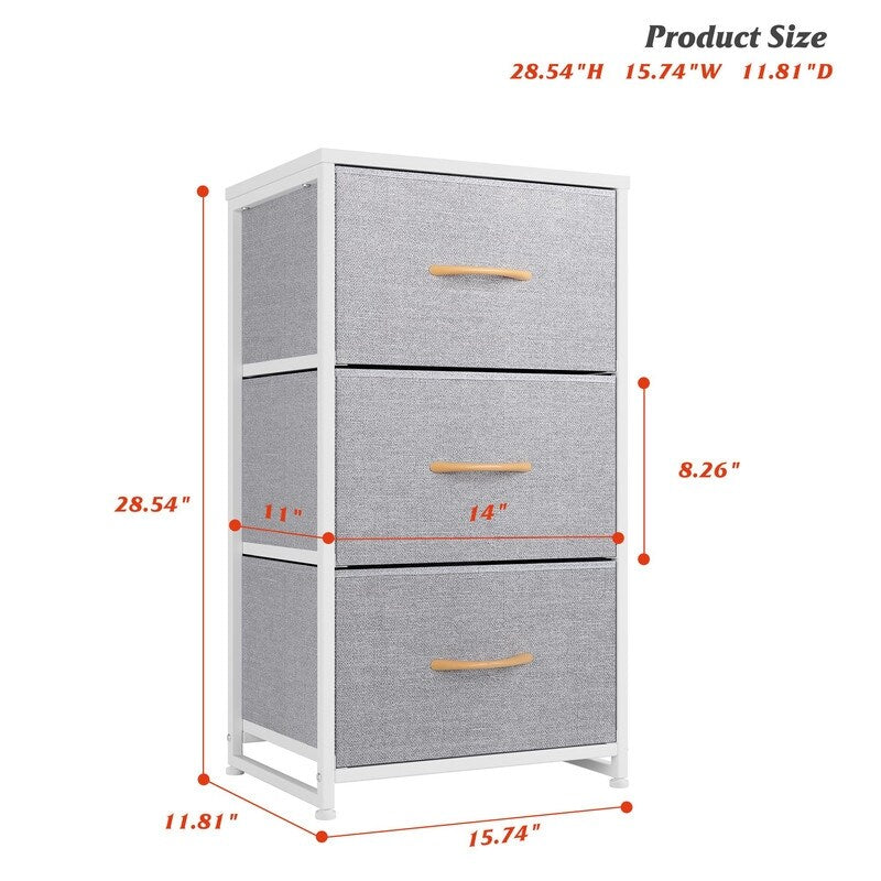 Modern Small Dresser for Bedroom with 3 Drawers