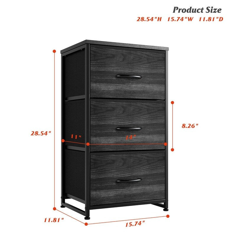 Modern Small Dresser for Bedroom with 3 Drawers