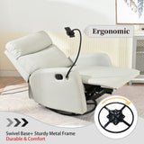 Modern Small Rocking Swivel Recliner Chair
