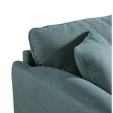Modern Sofa Loveseat 75.6" Rolled Armrest Sofa Couch Large Upholstered Deep Seat Sofa with Hardwood Frame Living Room Bedroom