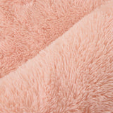 Modern Soft PV Plush Furry Area Rug - Non-Slip Fuzzy Shag - Floor Carpet for Bedroom, Living Room, Nursery - Solid Color